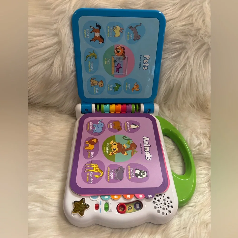 LeapFrog Learning Friends 100 Words Book, Green Gently Preloved